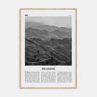 Ha Giang Travel B&W Poster