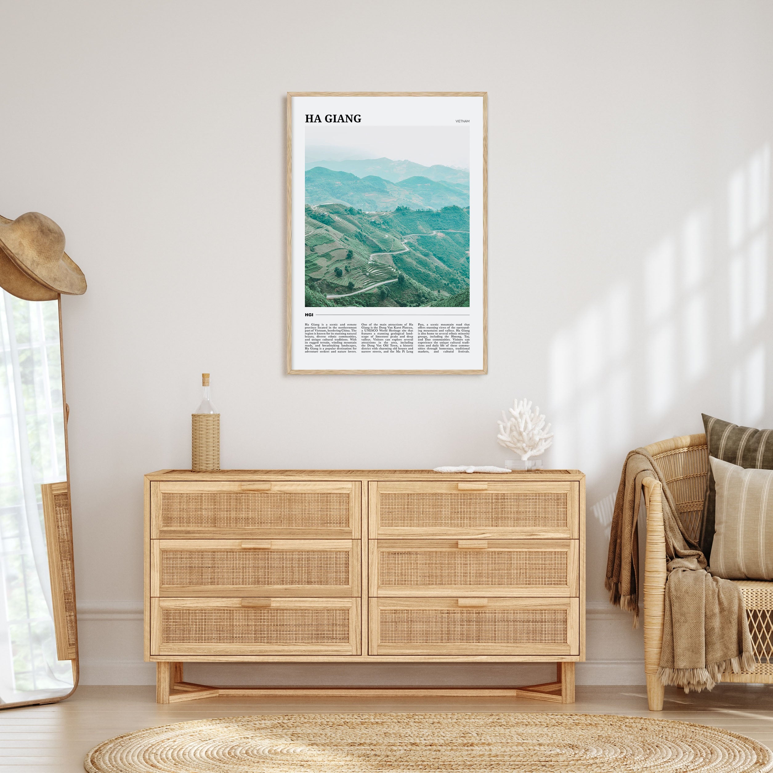 Ha Giang Travel Color Poster