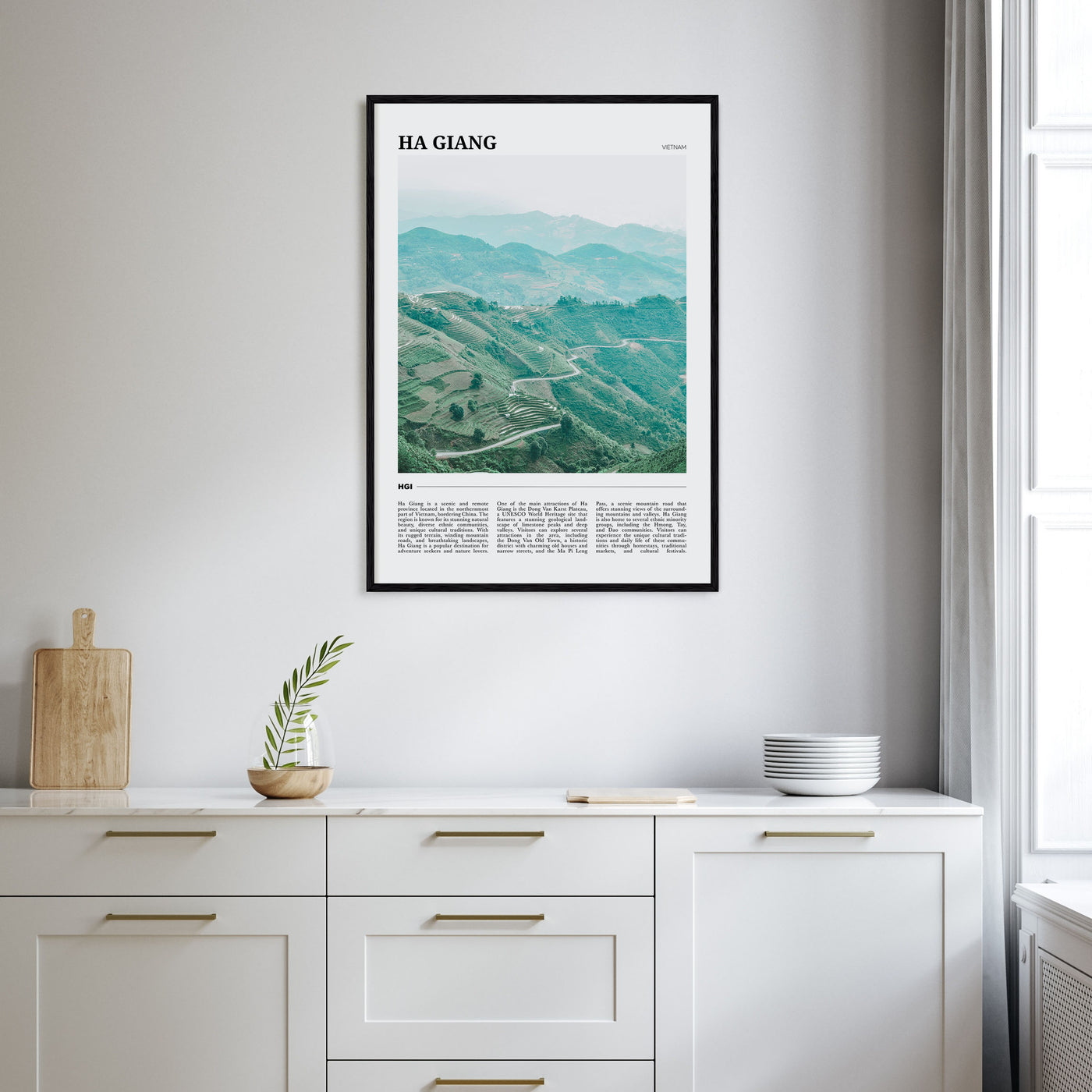 Ha Giang Travel Color Poster