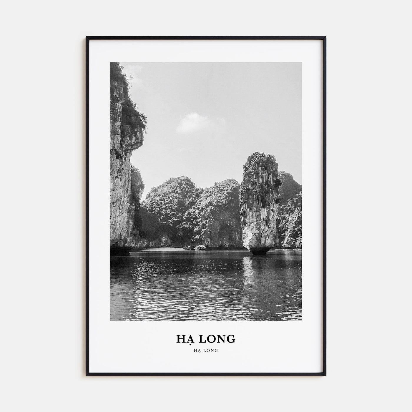 Ha Long Portrait B&W Poster