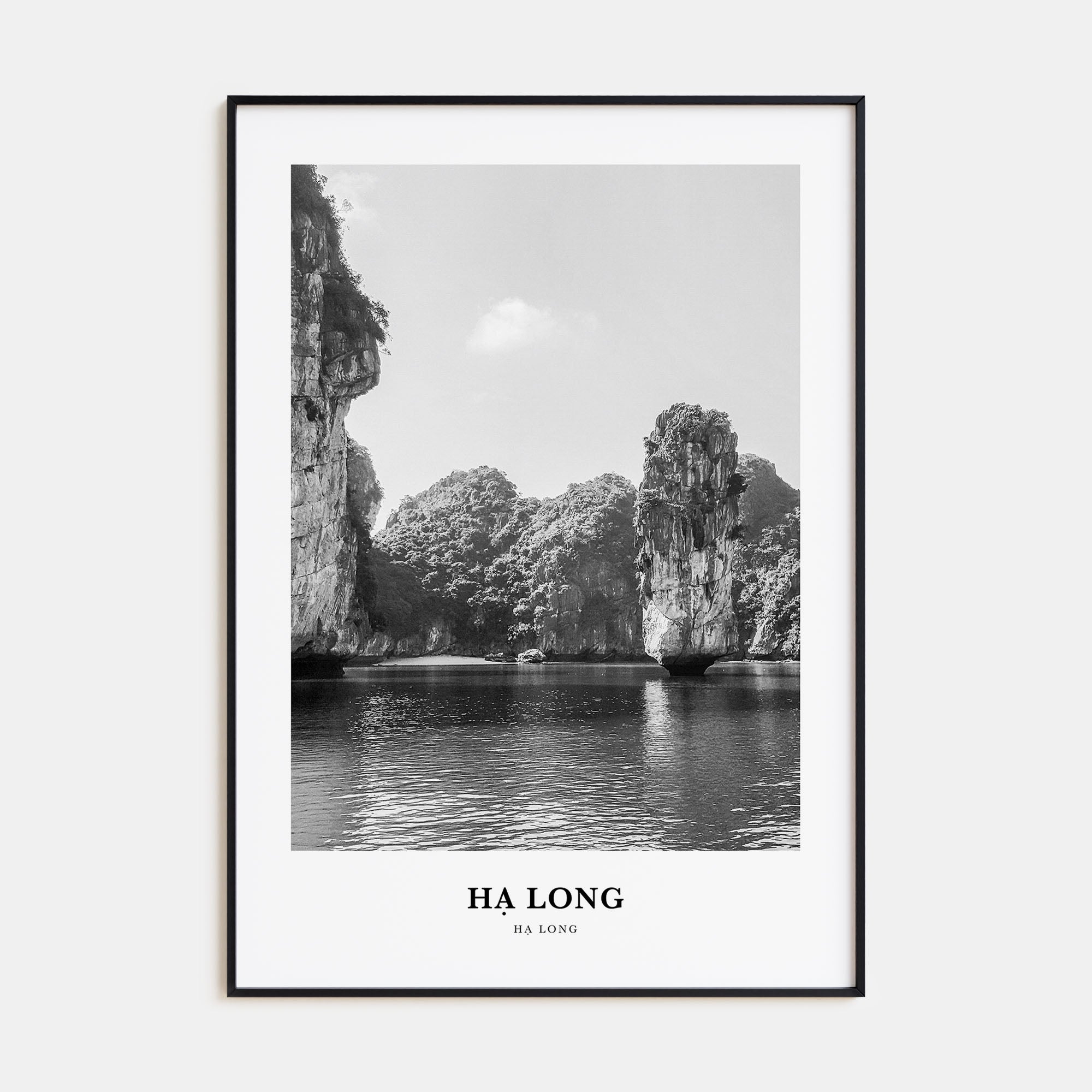Ha Long Portrait B&W Poster