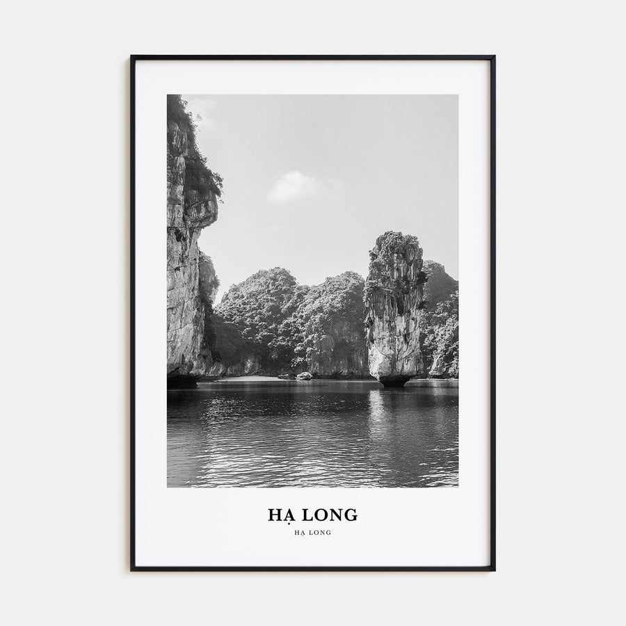 Ha Long Portrait B&W Poster
