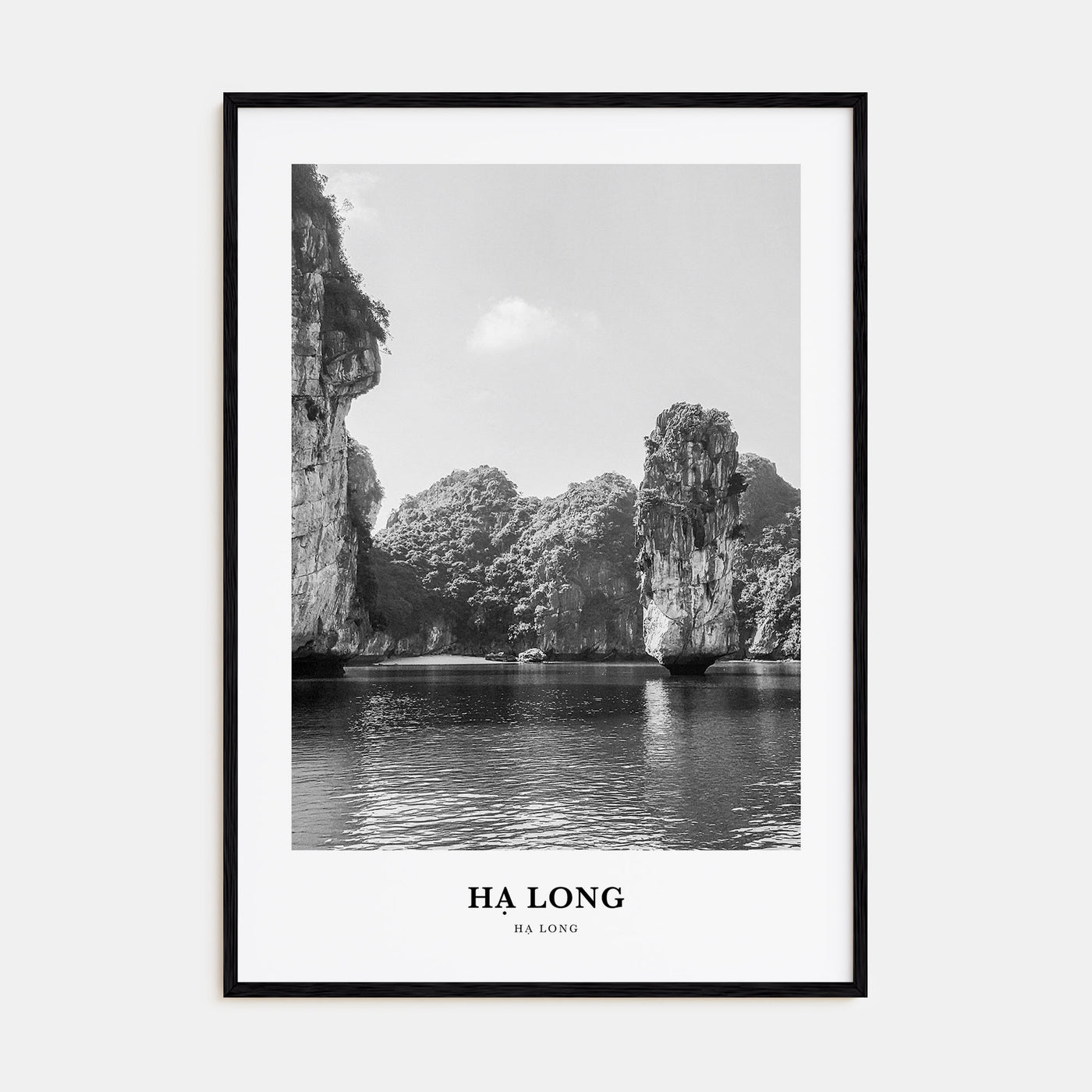 Ha Long Portrait B&W Poster