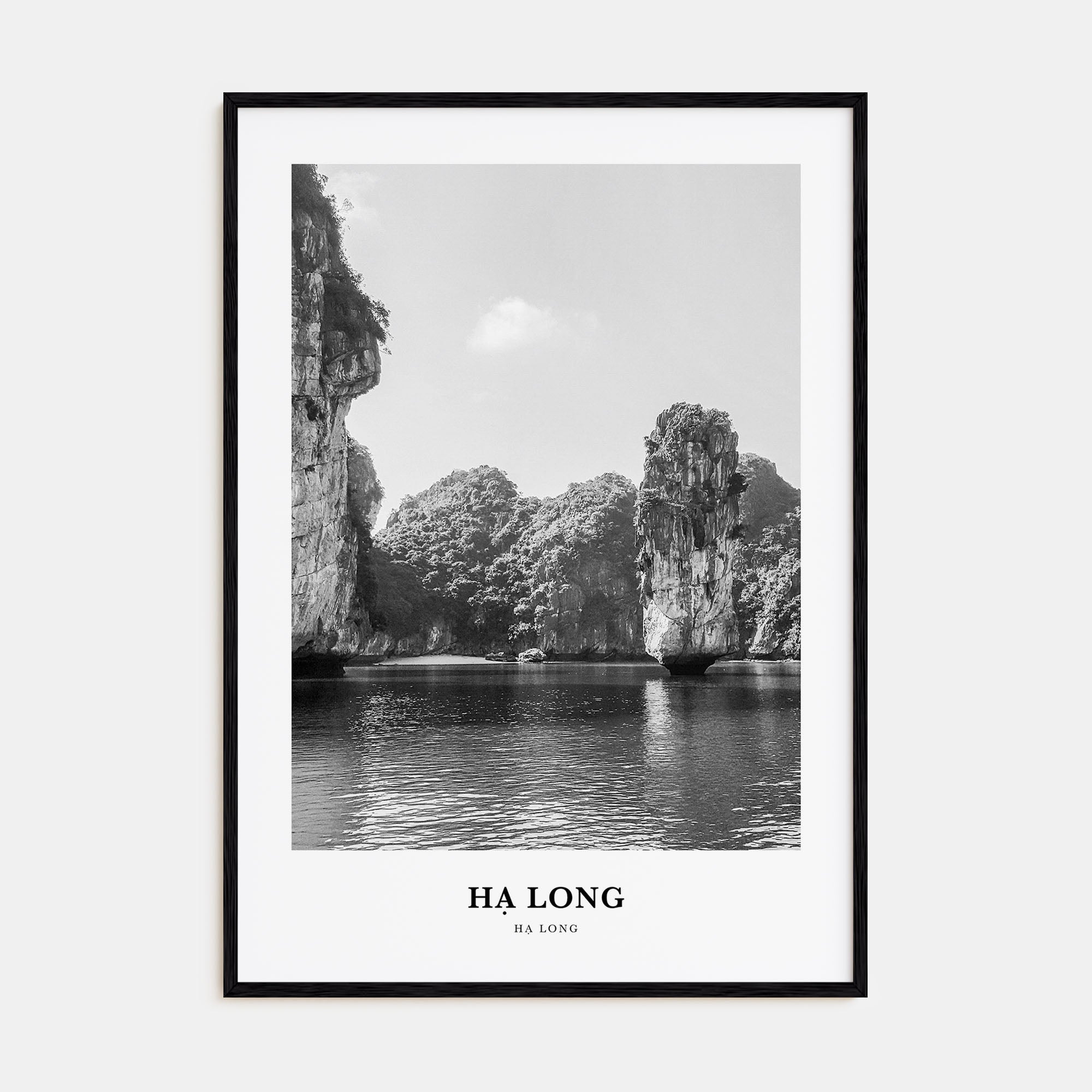 Ha Long Portrait B&W Poster