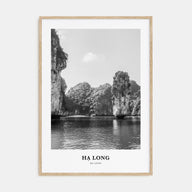 Ha Long Portrait B&W Poster