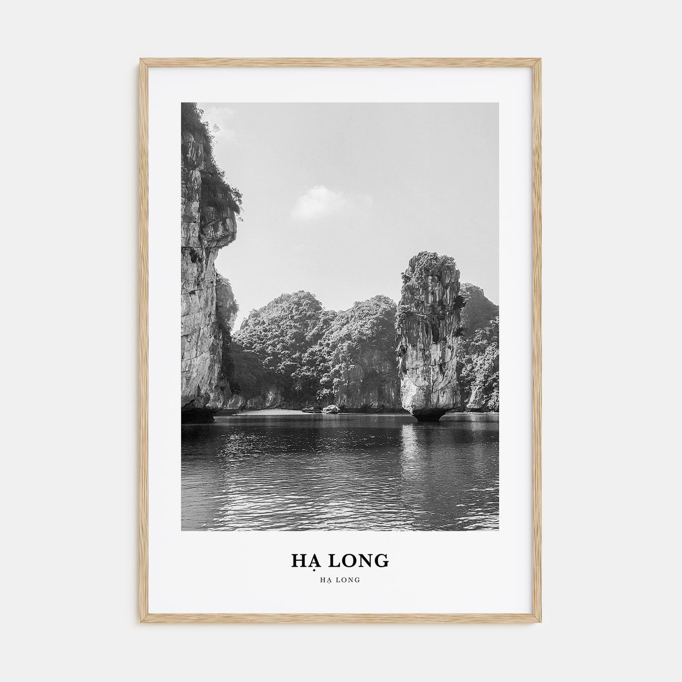 Ha Long Portrait B&W Poster