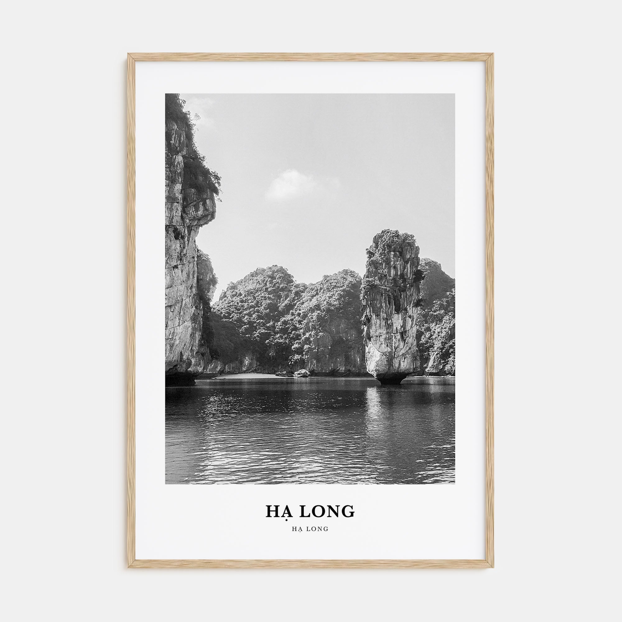 Ha Long Portrait B&W Poster