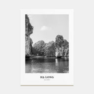 Ha Long Portrait B&W Poster