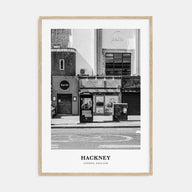 Hackney Portrait B&W Poster