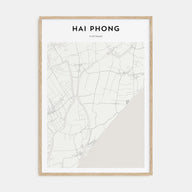 Hai Phong Map Portrait Poster
