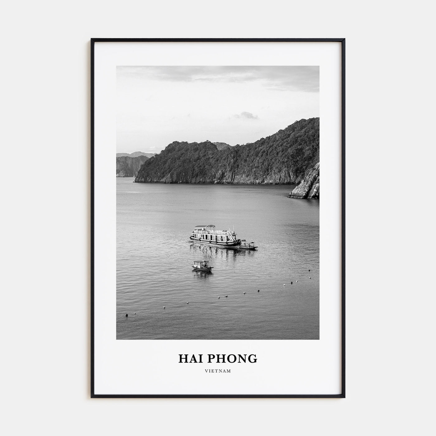Hai Phong Portrait B&W Poster