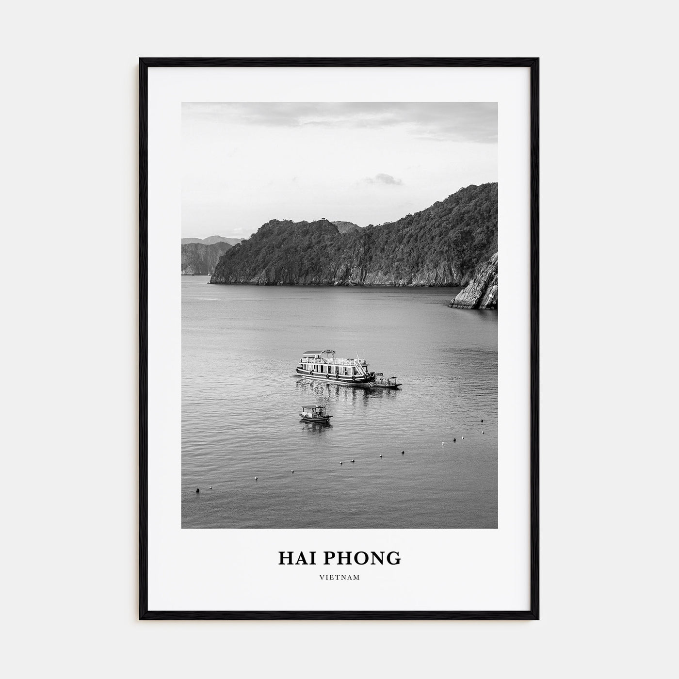 Hai Phong Portrait B&W Poster