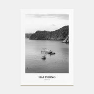 Hai Phong Portrait B&W Poster