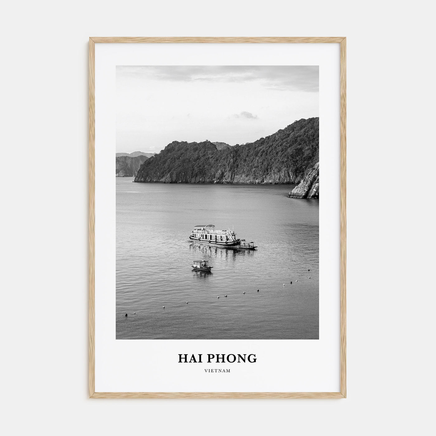 Hai Phong Portrait B&W Poster