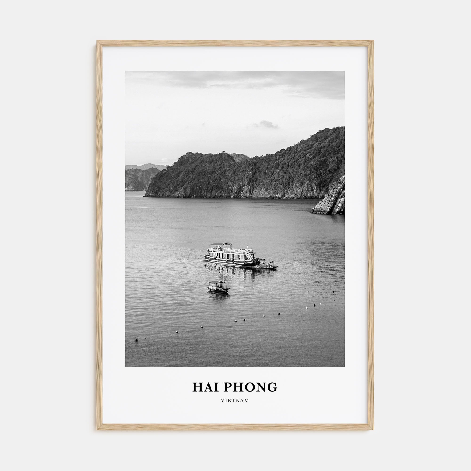 Hai Phong Portrait B&W Poster