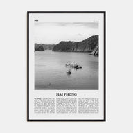 Hai Phong Travel B&W Poster