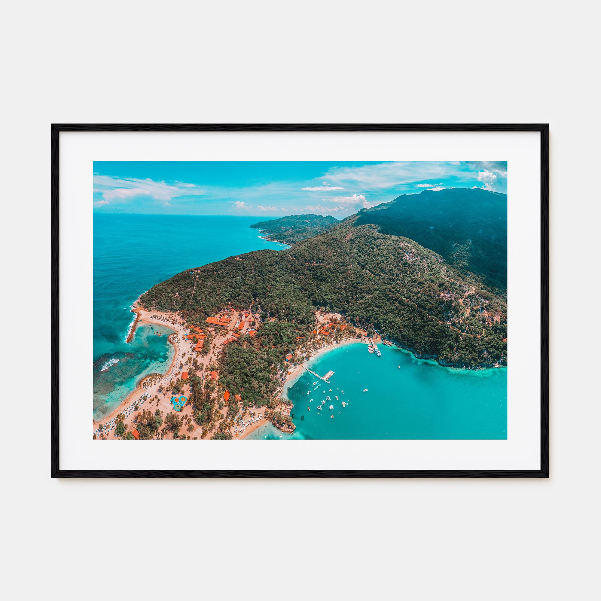 Haiti Landscape Color Poster
