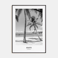 Haiti Portrait B&W No 1 Poster