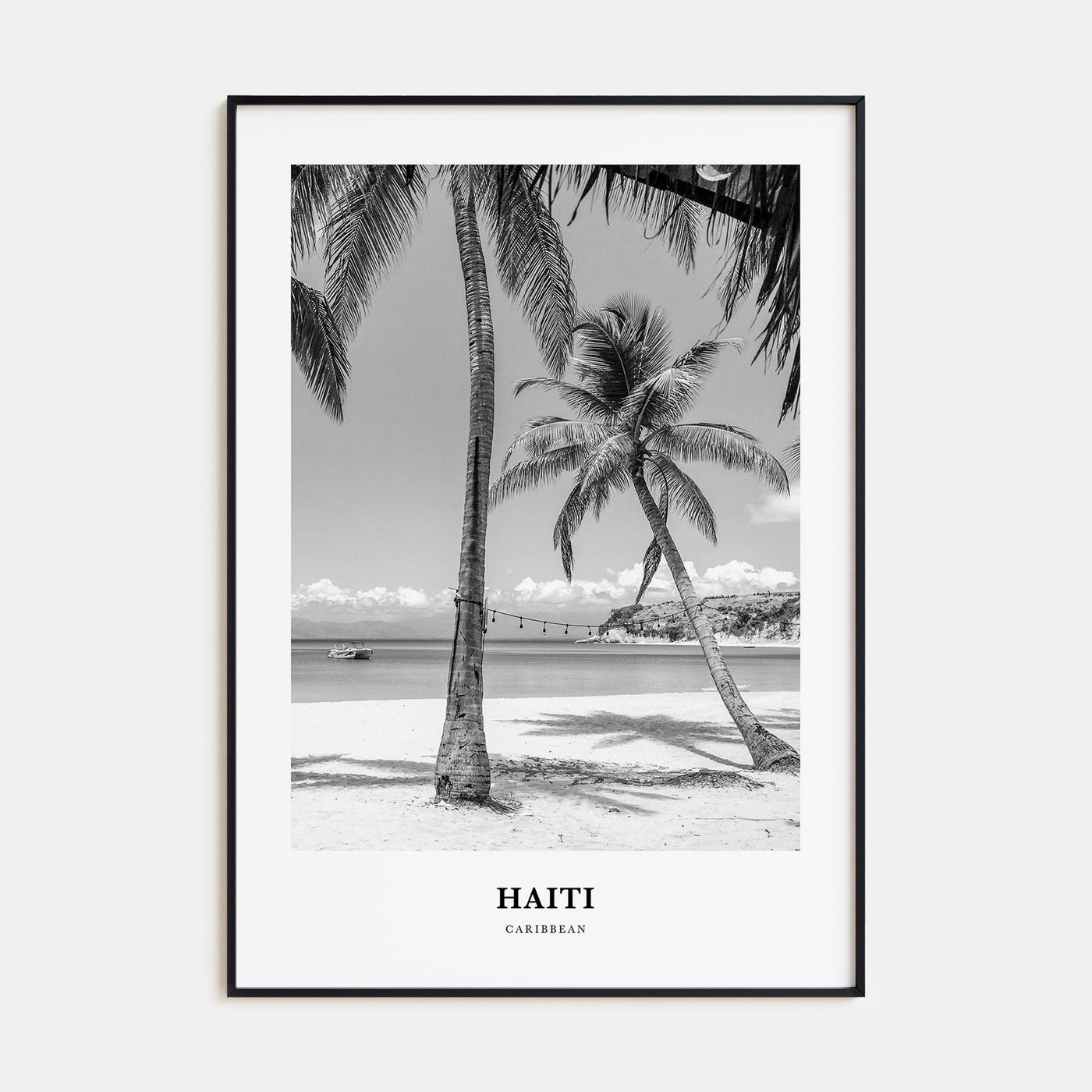 Haiti Portrait B&W No 1 Poster