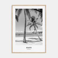 Haiti Portrait B&W No 1 Poster