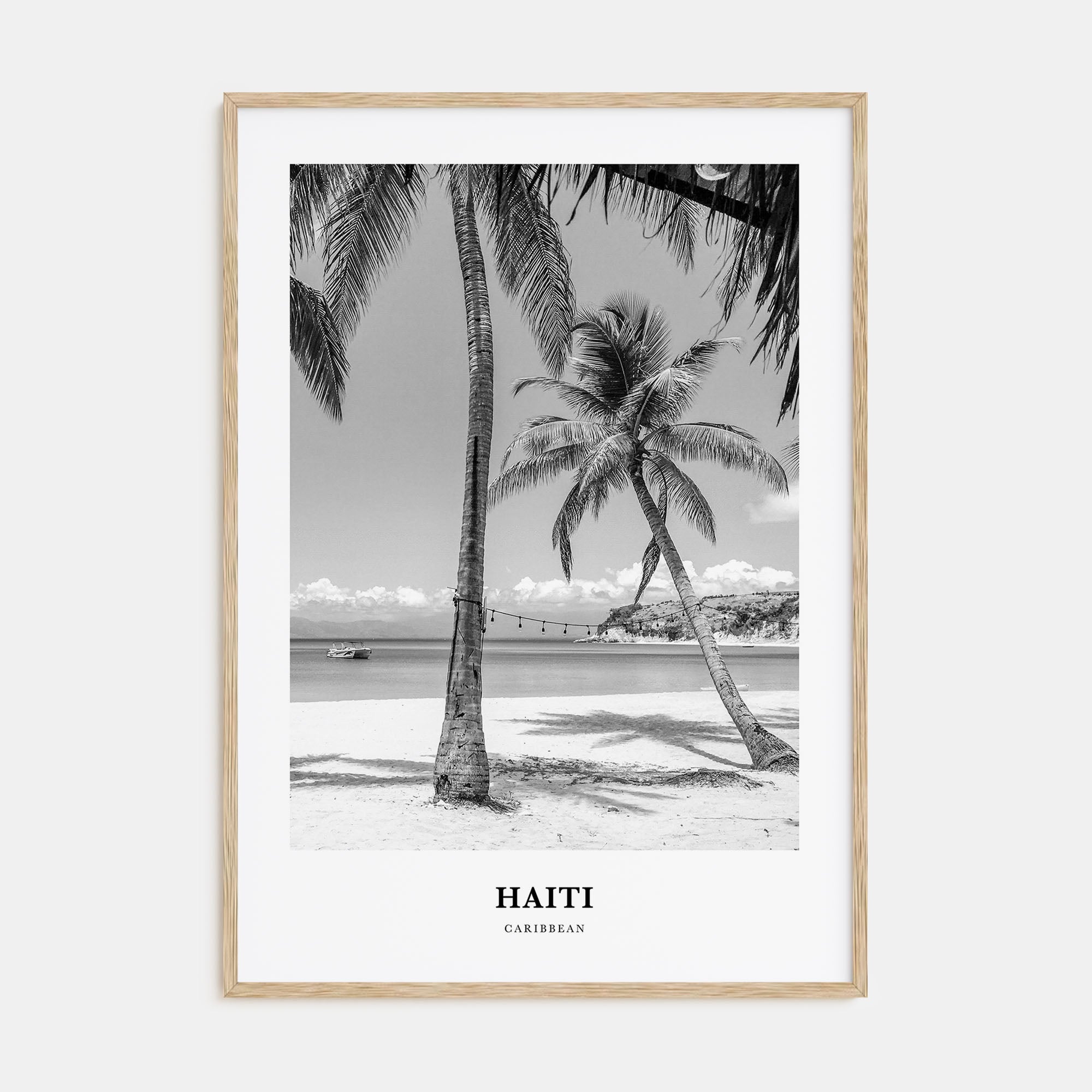 Haiti Portrait B&W No 1 Poster