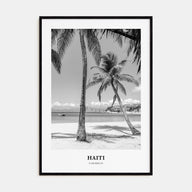 Haiti Portrait B&W No 1 Poster