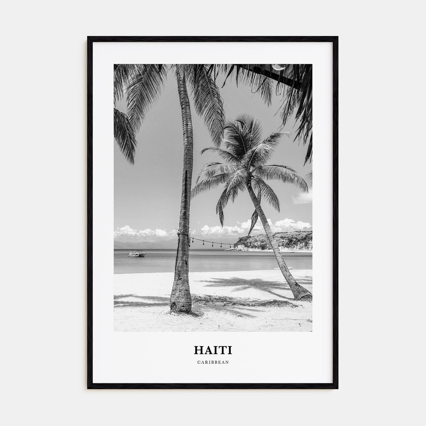 Haiti Portrait B&W No 1 Poster