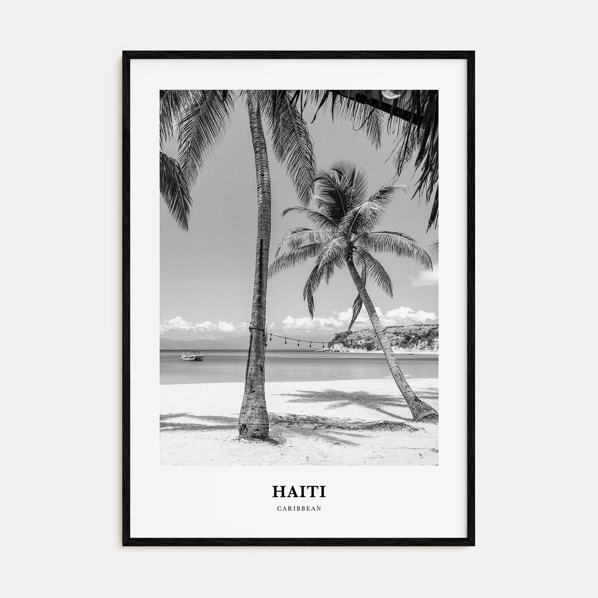 Haiti Portrait B&W No 1 Poster