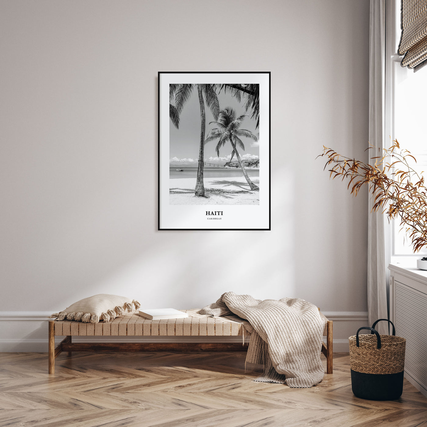 Haiti Portrait B&W No 1 Poster