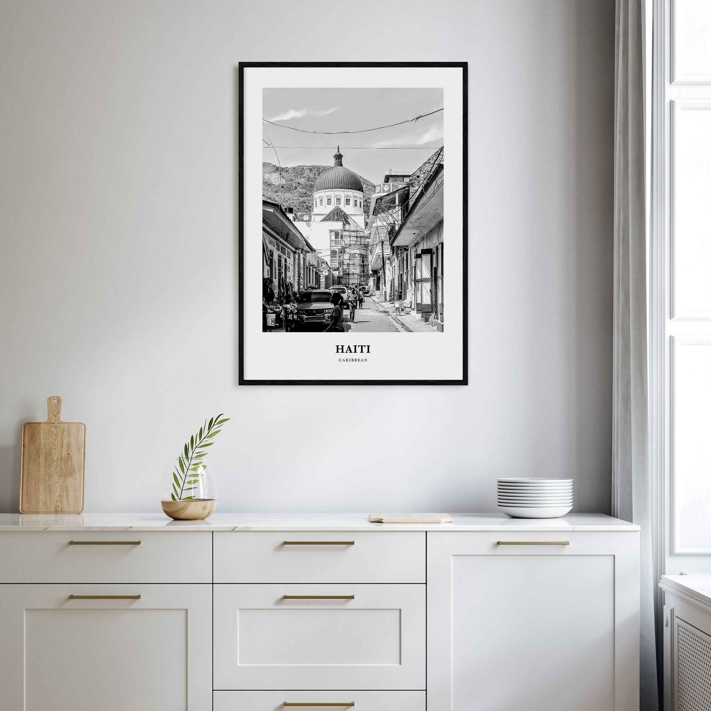 Haiti Portrait B&W No 3 Poster