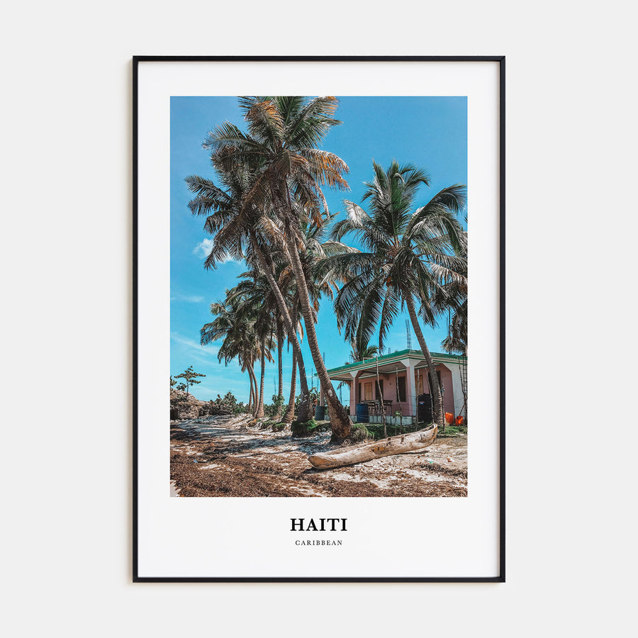 Haiti Portrait Color Poster