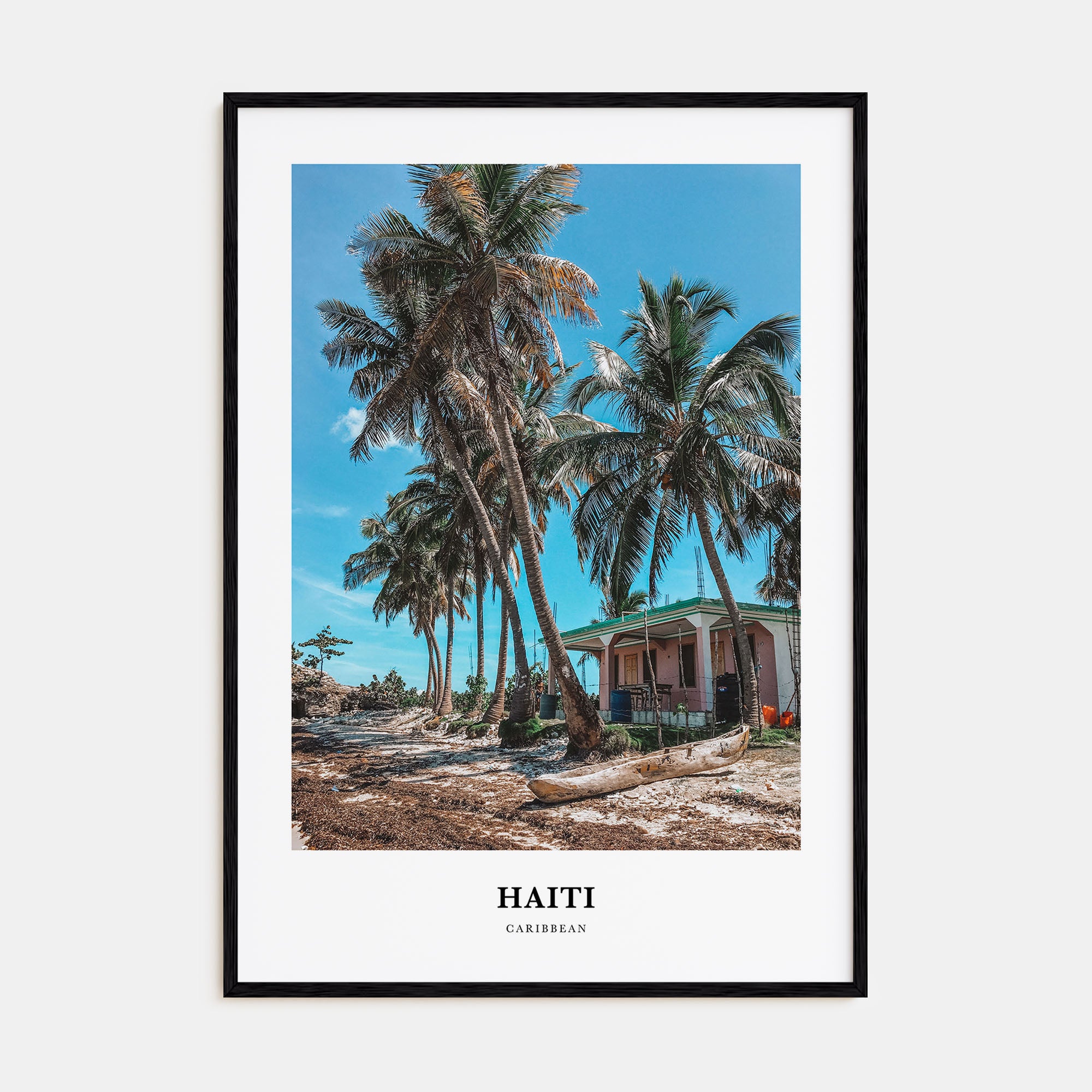 Haiti Portrait Color Poster