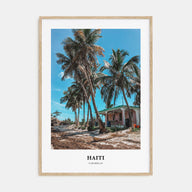 Haiti Portrait Color Poster