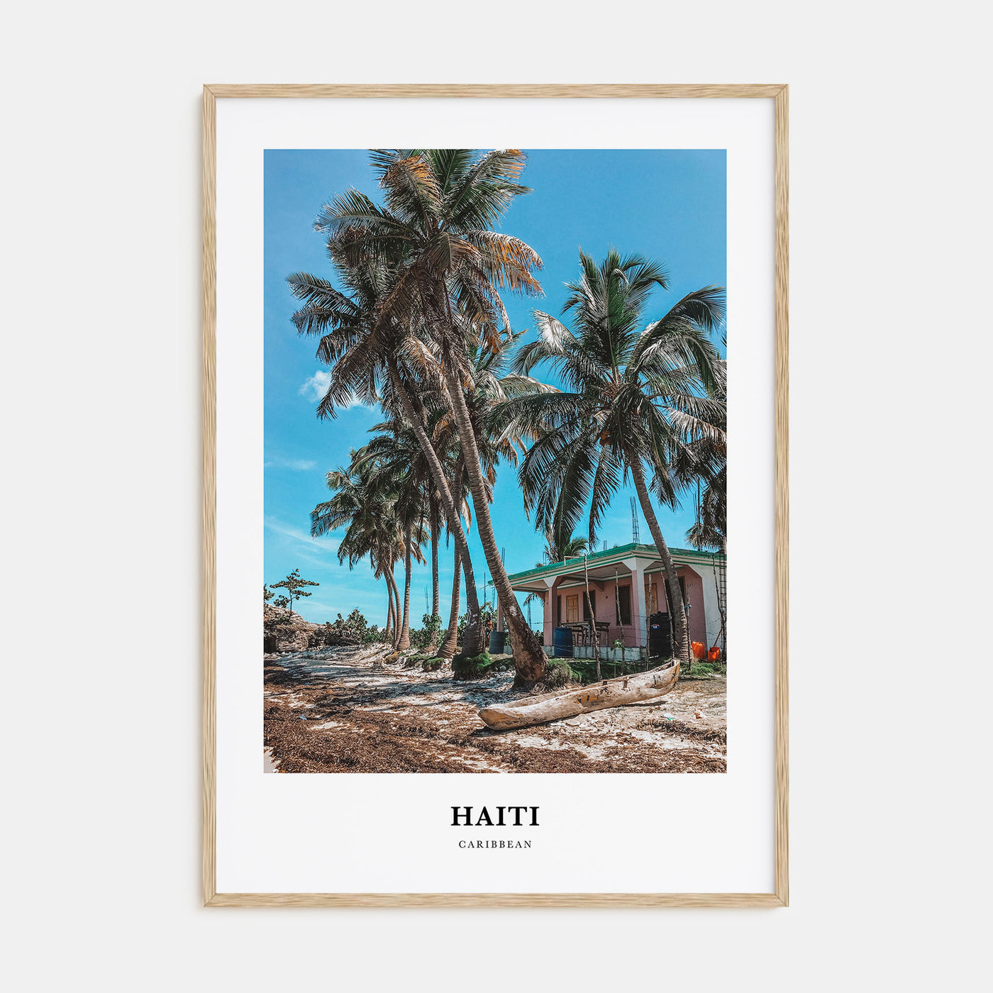 Haiti Portrait Color Poster
