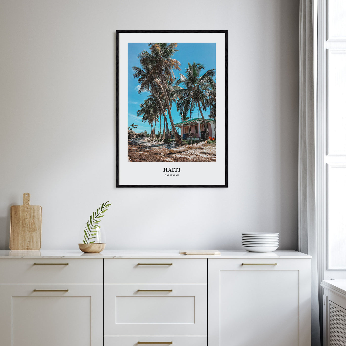 Haiti Portrait Color Poster