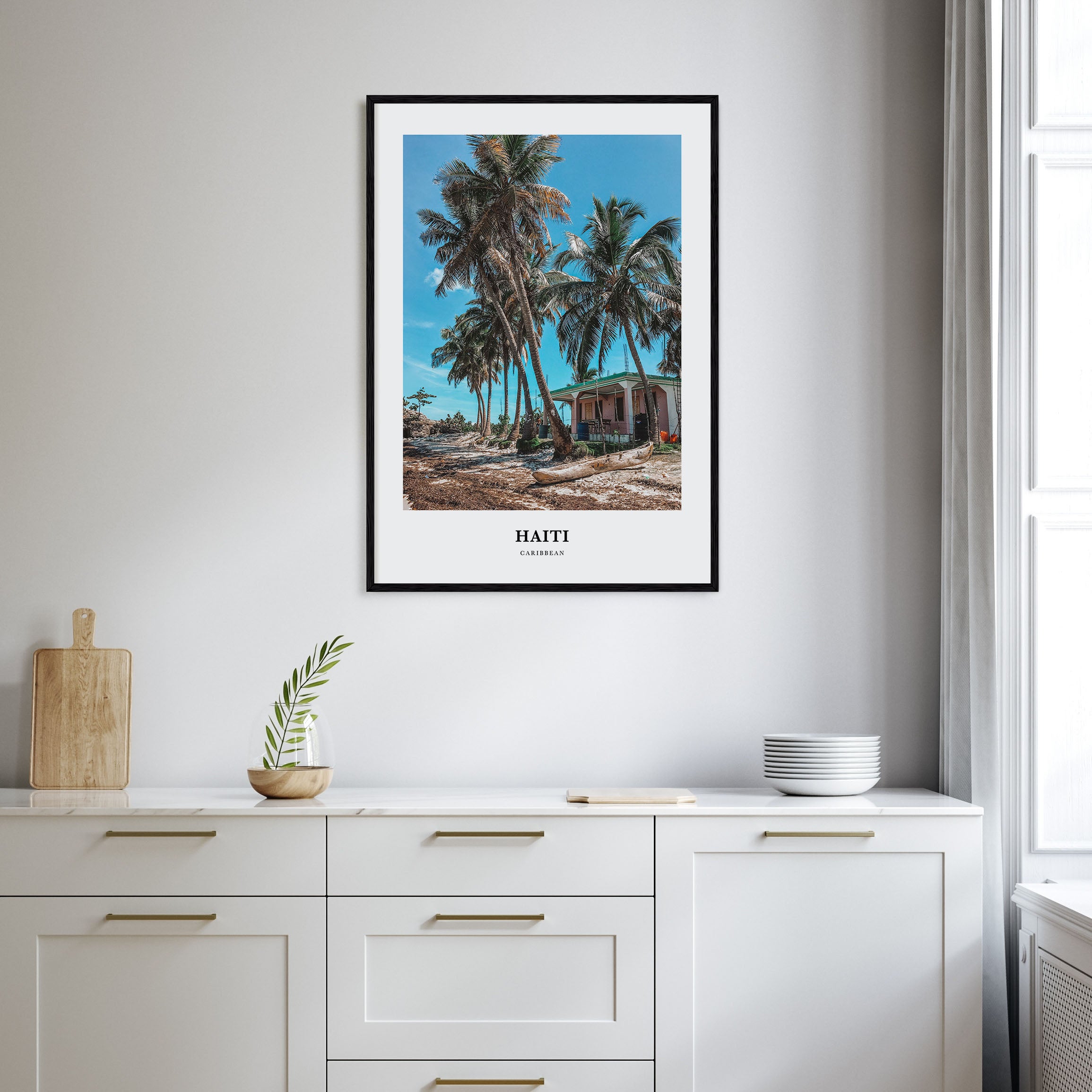 Haiti Portrait Color Poster