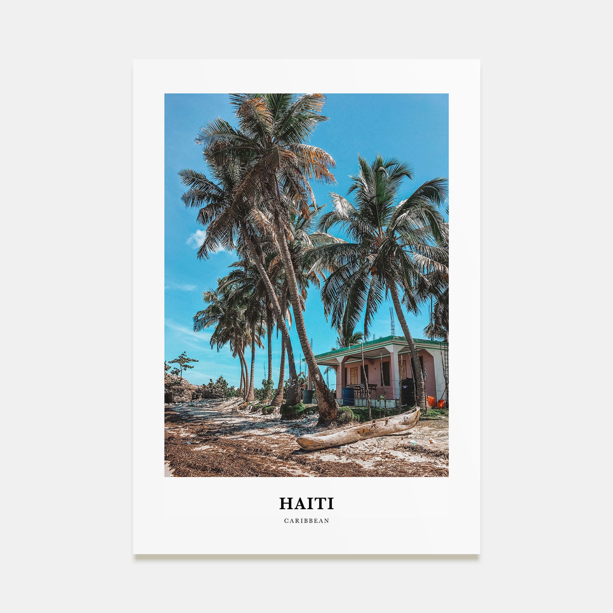 Haiti Portrait Color Poster