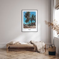 Haiti Portrait Color Poster