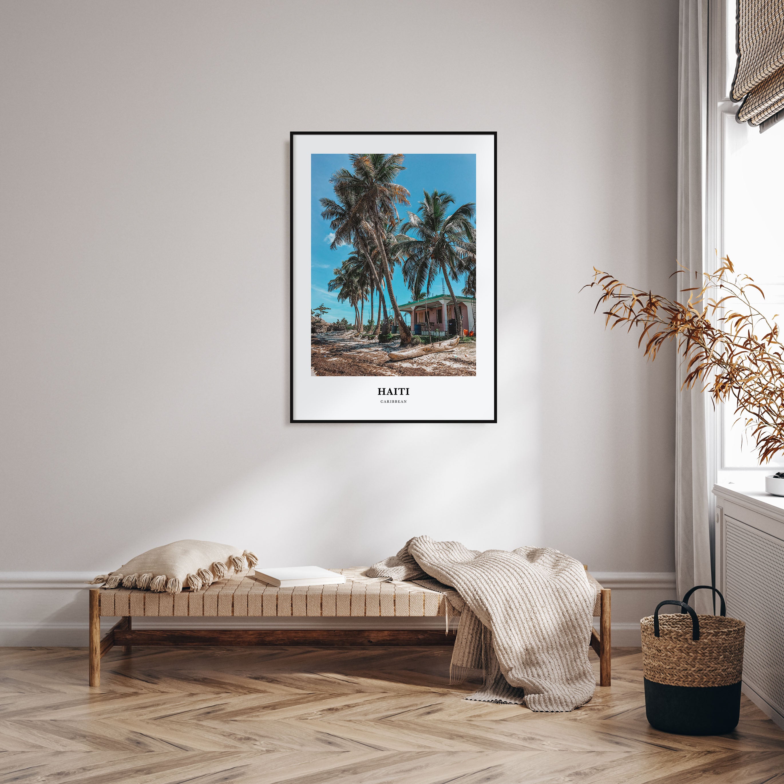 Haiti Portrait Color Poster