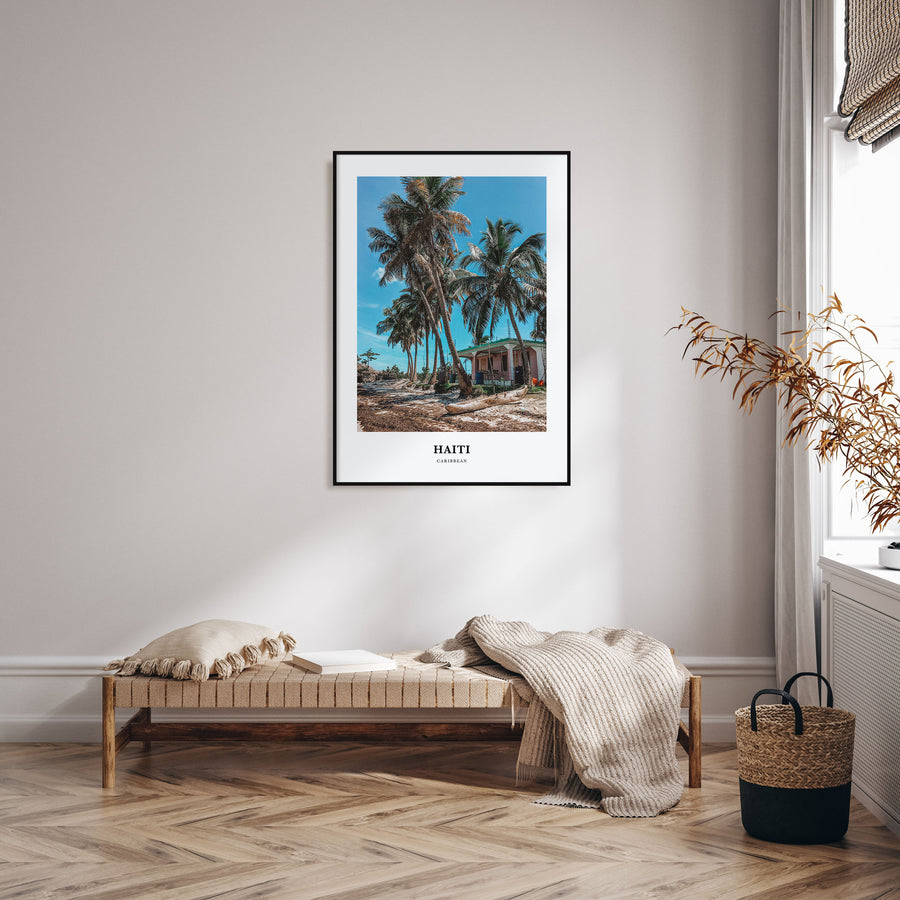 Haiti Portrait Color Poster