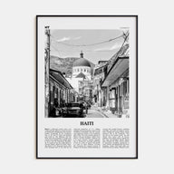 Haiti Travel B&W No 2 Poster