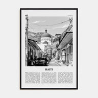 Haiti Travel B&W No 2 Poster