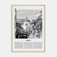 Haiti Travel B&W No 2 Poster