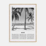 Haiti Travel B&W No 3 Poster
