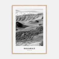 Haleakalā Portrait B&W Poster