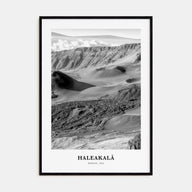 Haleakalā Portrait B&W Poster