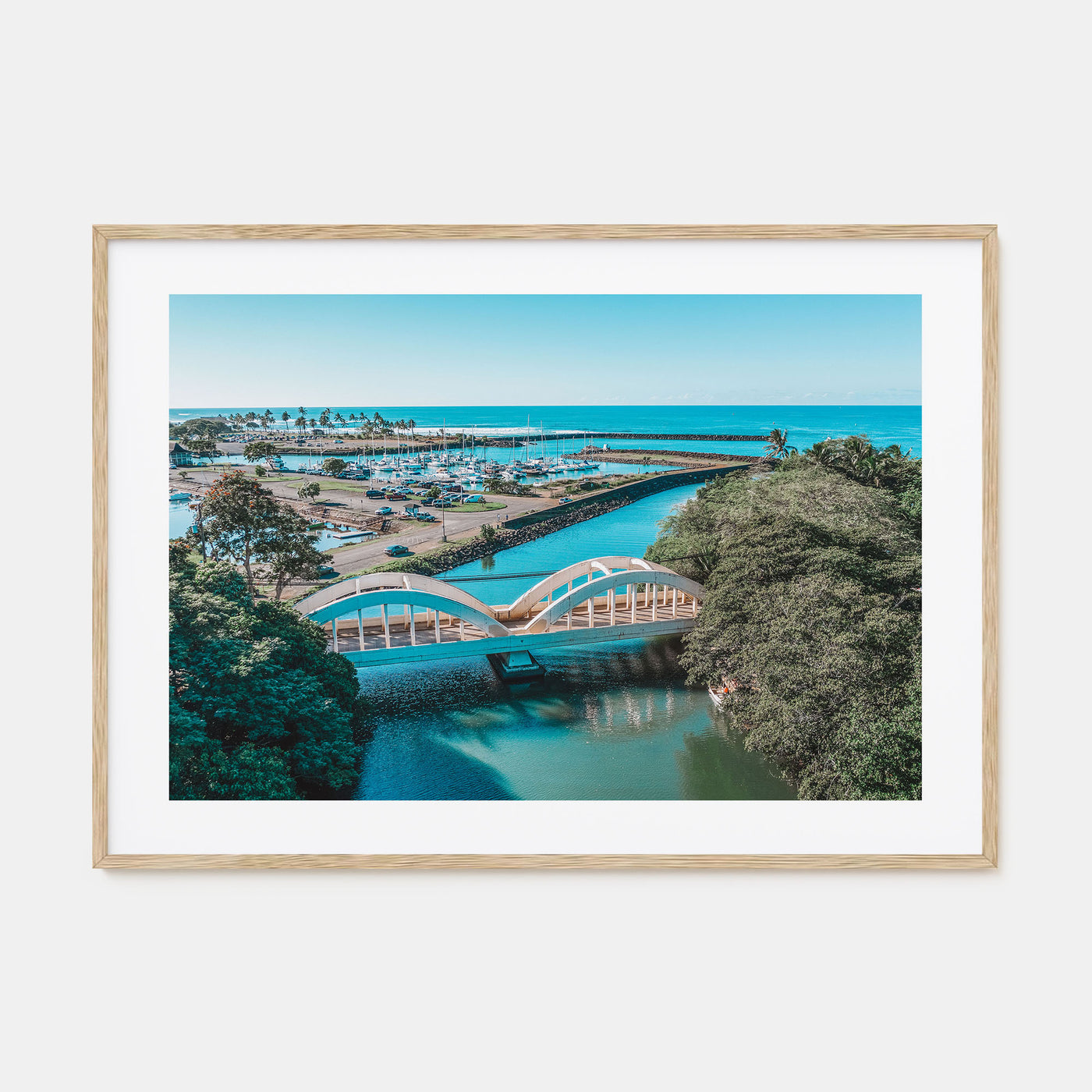Haleiwa Landscape Color Poster