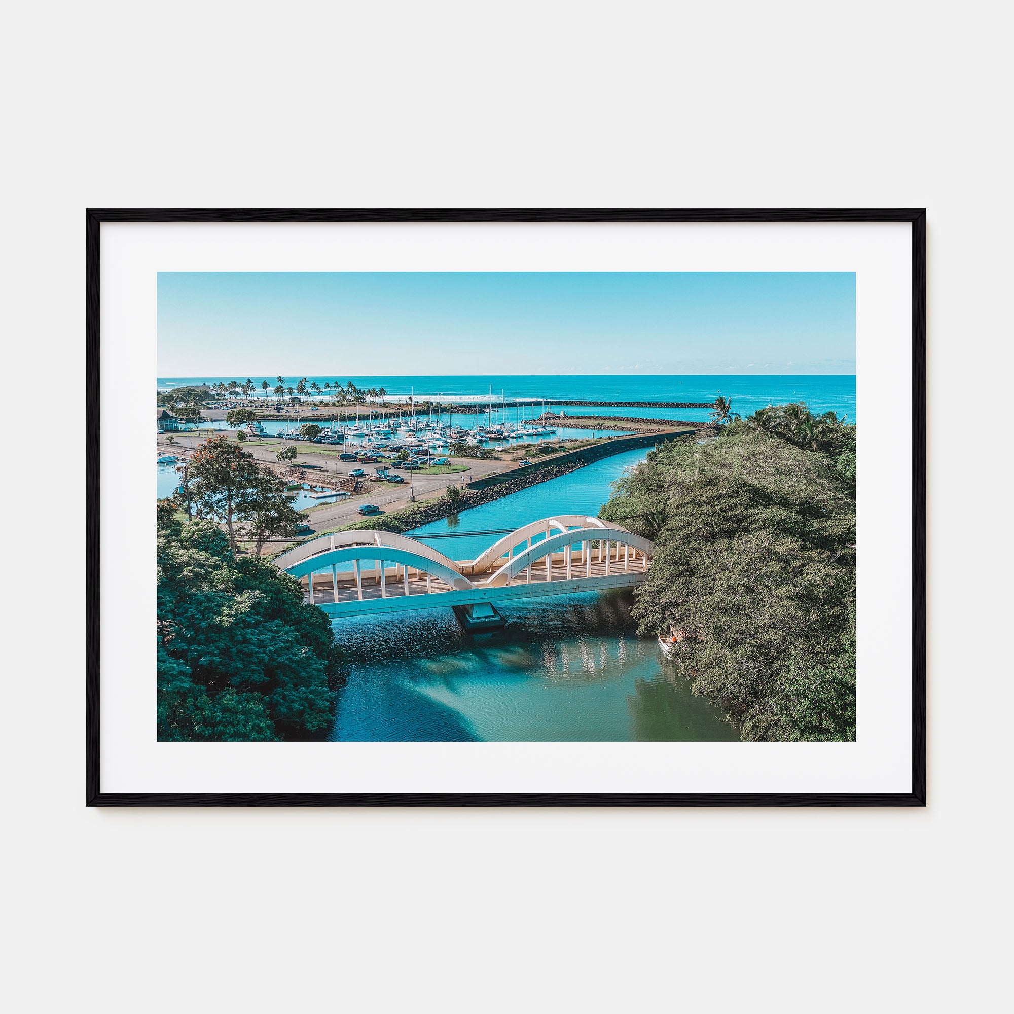 Haleiwa Landscape Color Poster