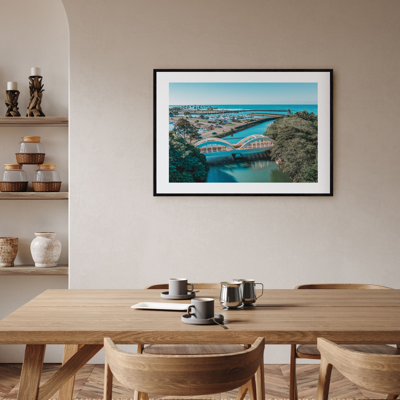 Haleiwa Landscape Color Poster