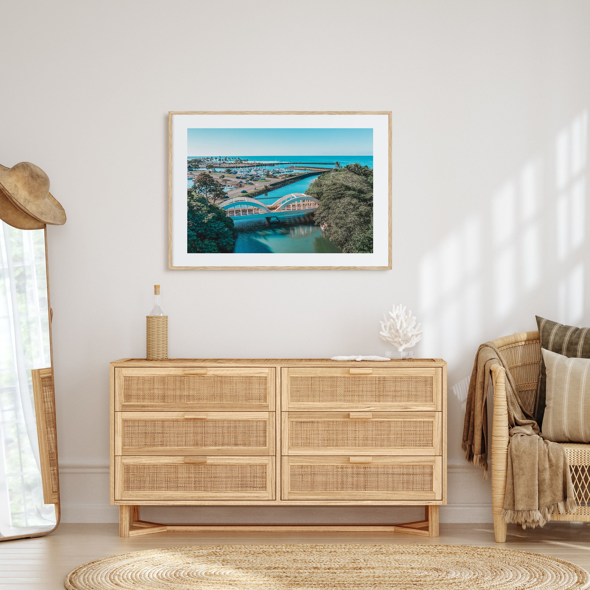Haleiwa Landscape Color Poster